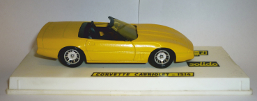 Solido 1514 Chevrolet Corvette C4 Cabrio gelb 1:43