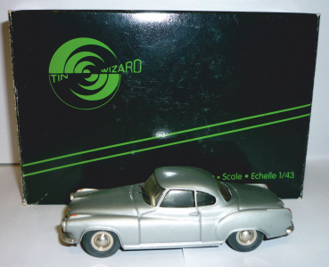 Tin Wizard 1553 Borgward Isabella Coupe 1957 silbermet. 1:43